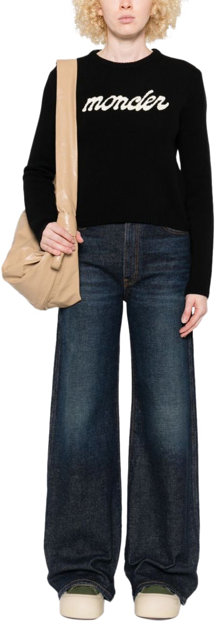 Moncler Sweaters Black Zwart