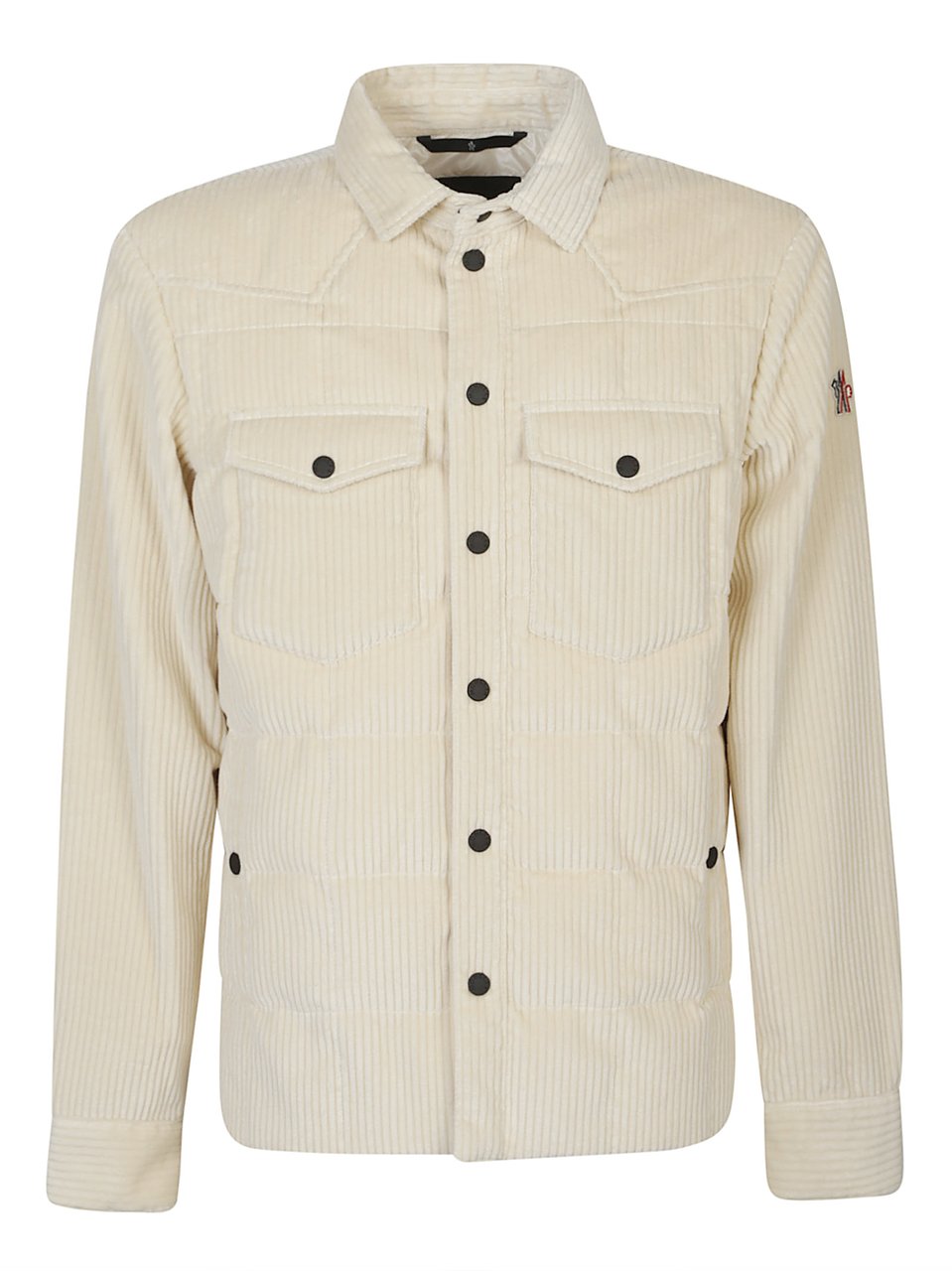 Moncler Gelt Shirt Jacket White Wit