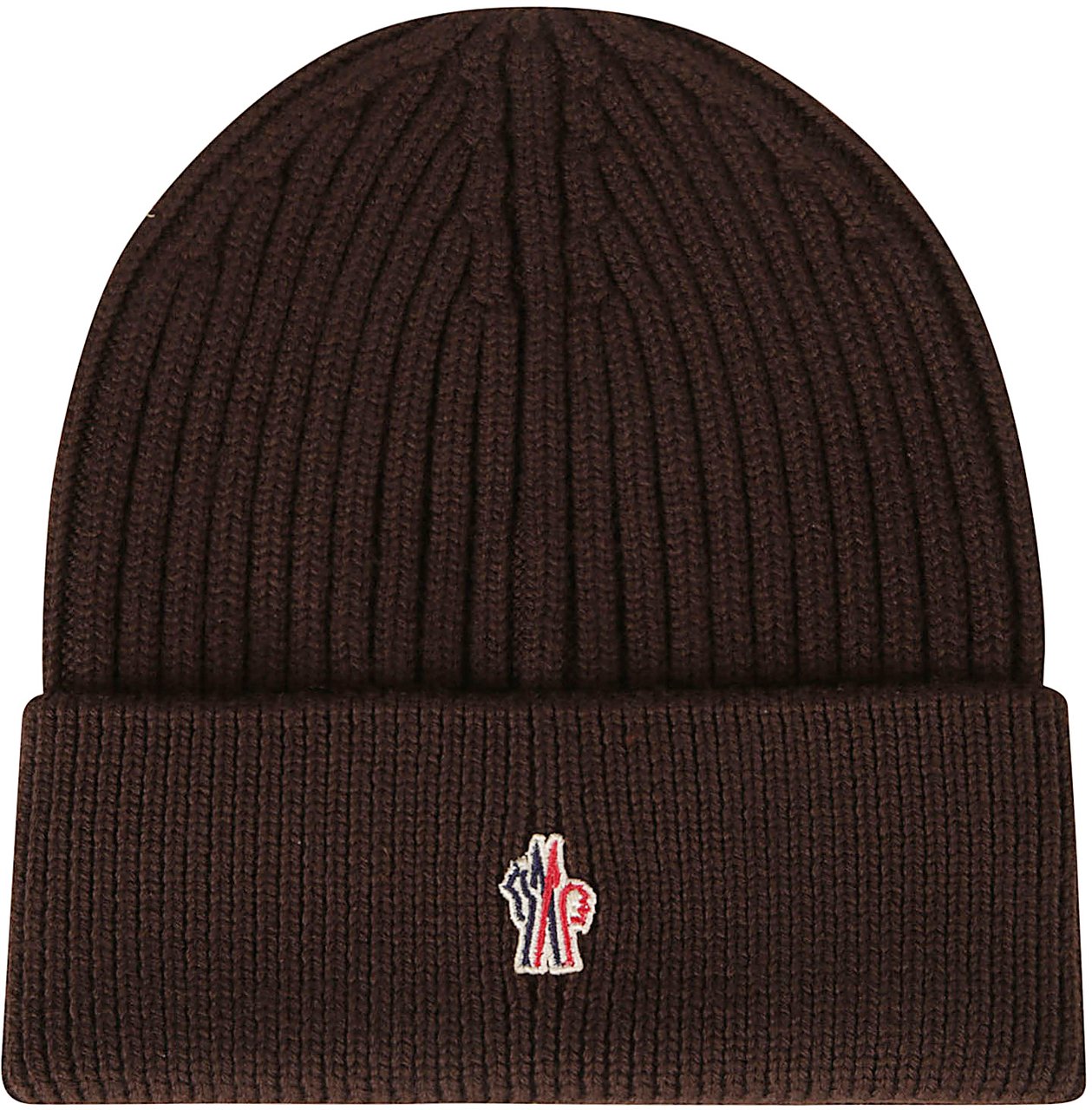 Moncler Tricot Beanie Brown Bruin