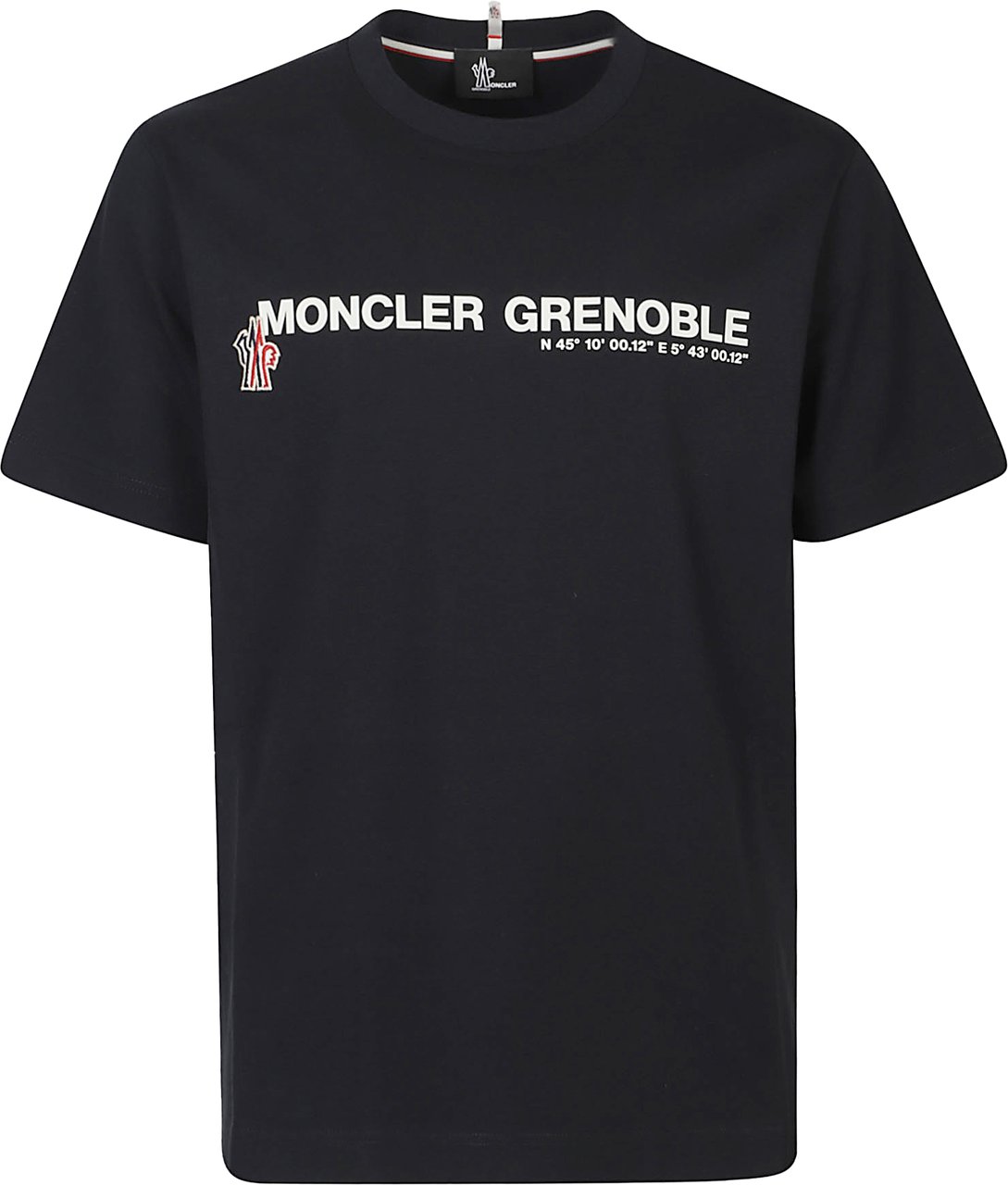 Moncler Logo T-shirt Blue Blauw