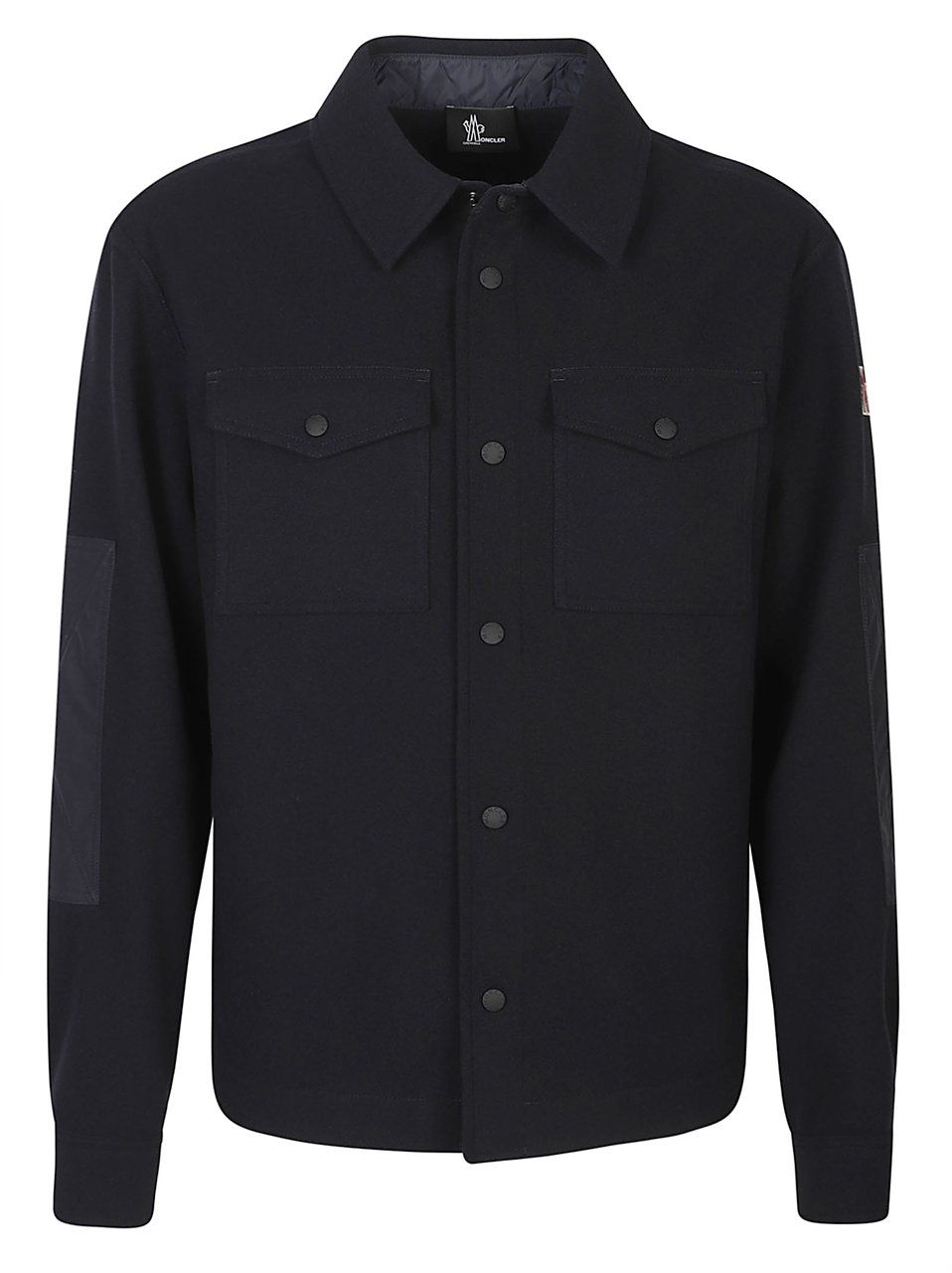Moncler Shirt Jacket Blue Blauw