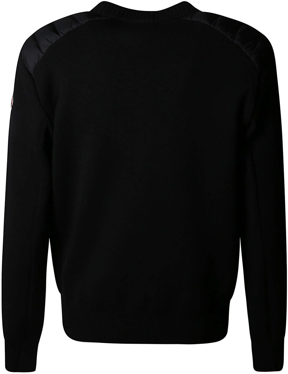 Moncler Tricot Padded Sweater Black Zwart