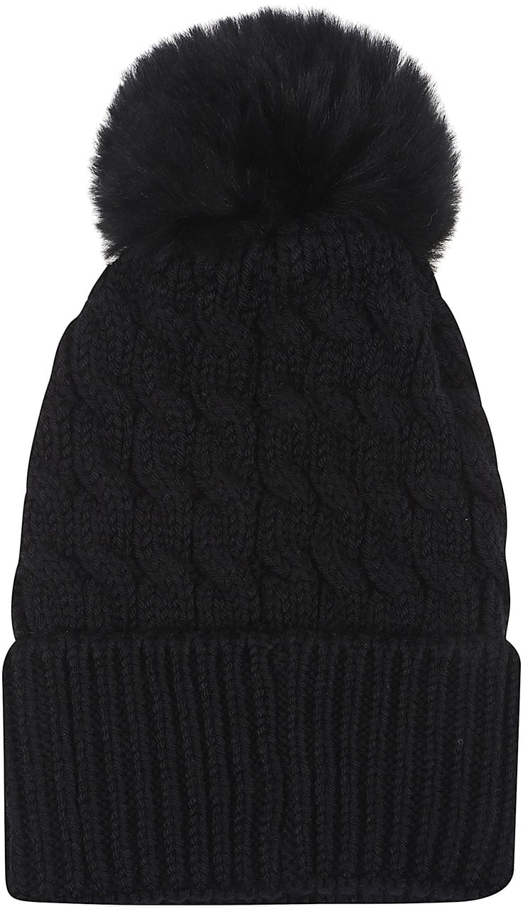 Moncler Tricot Beanie Black Zwart