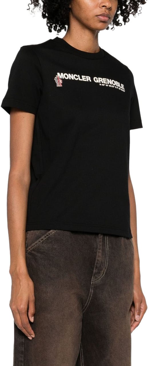 Moncler T-Shirts And Polos Black Zwart