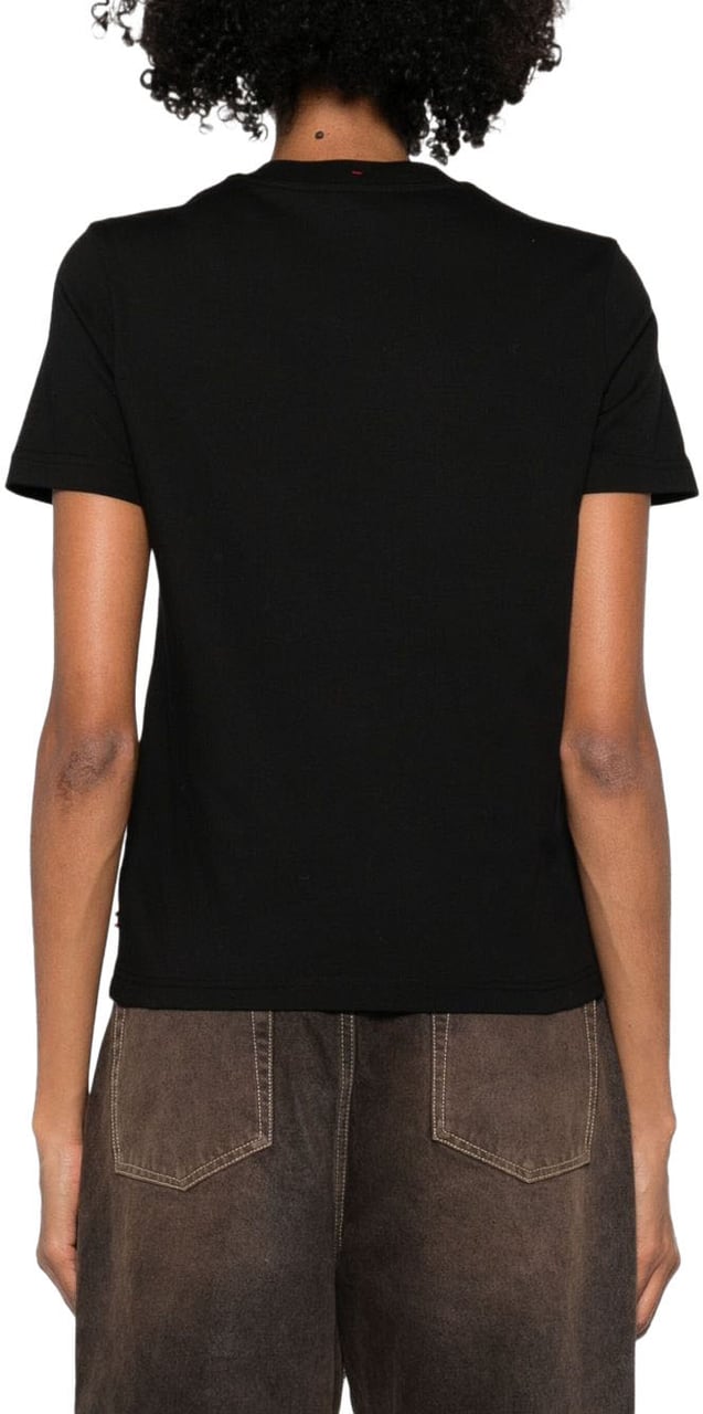 Moncler T-Shirts And Polos Black Zwart