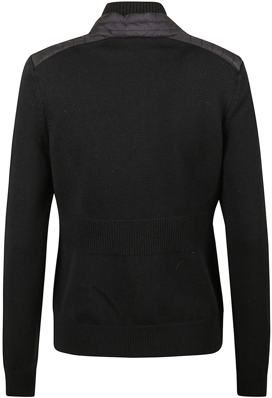 Moncler Tricot Cardigan Black Zwart