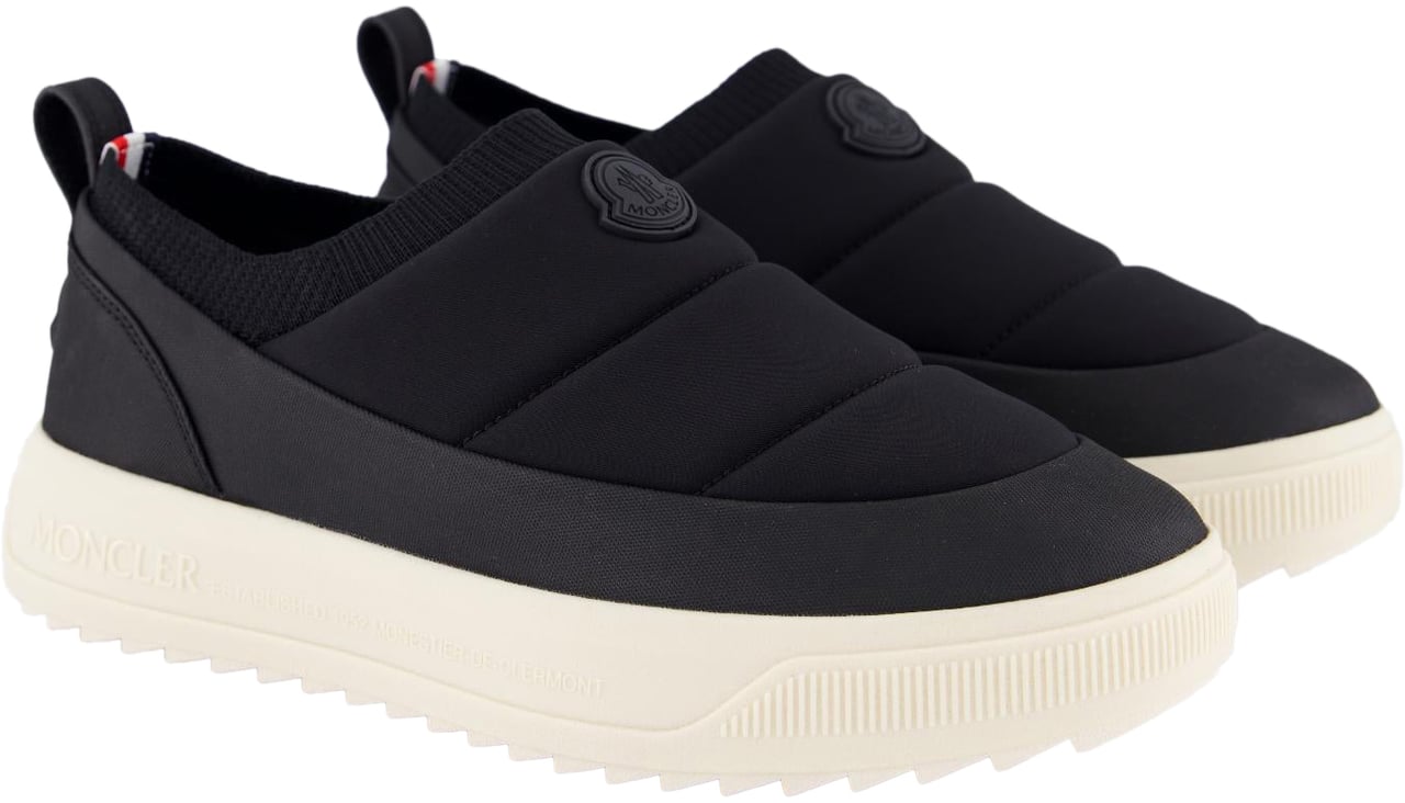 Moncler Heren Altive Slip On Wit/Zwart Wit