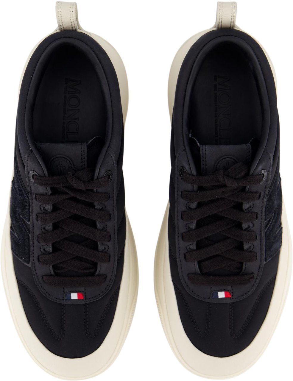 Moncler Heren Altive Low Sneaker Wit/Zwart Wit