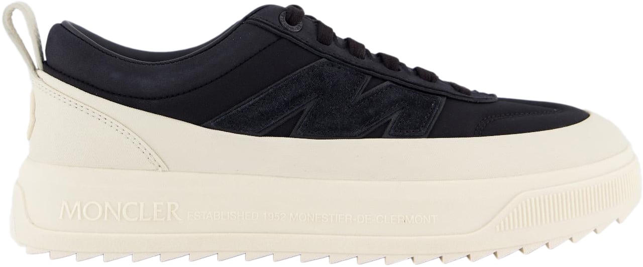 Moncler Heren Altive Low Sneaker Wit/Zwart Wit