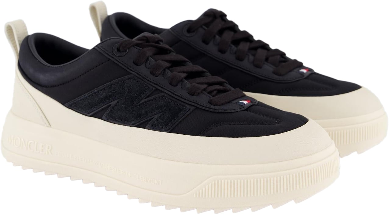 Moncler Heren Altive Low Sneaker Wit/Zwart Wit