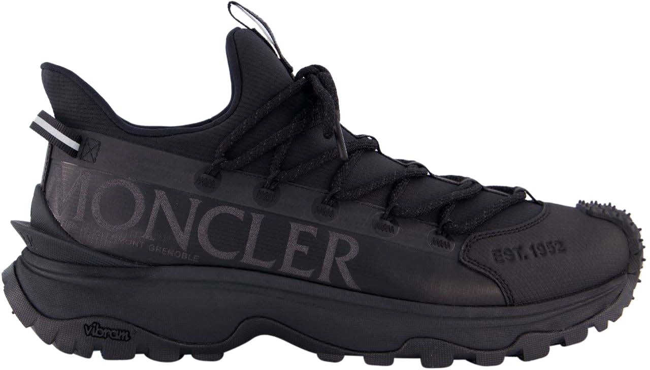 Moncler Heren Trailgrip Lite2 Sneaker Zwart Wit