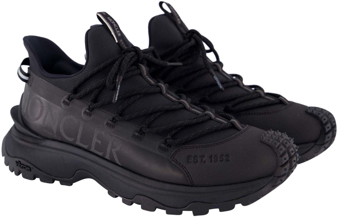 Moncler Heren Trailgrip Lite2 Sneaker Zwart Wit