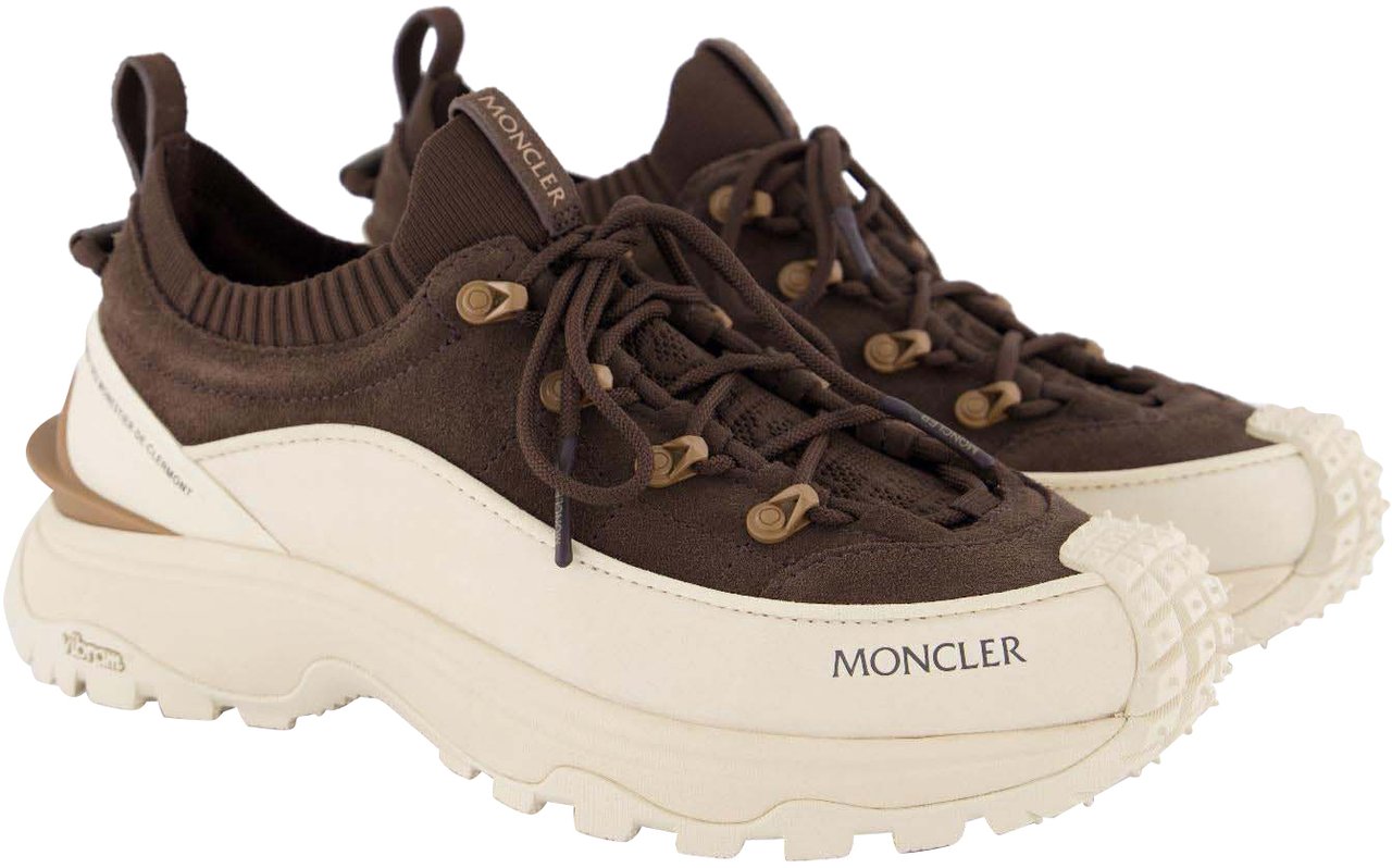 Moncler Heren Trailgrip Lite3 Sneaker Bruin Bruin