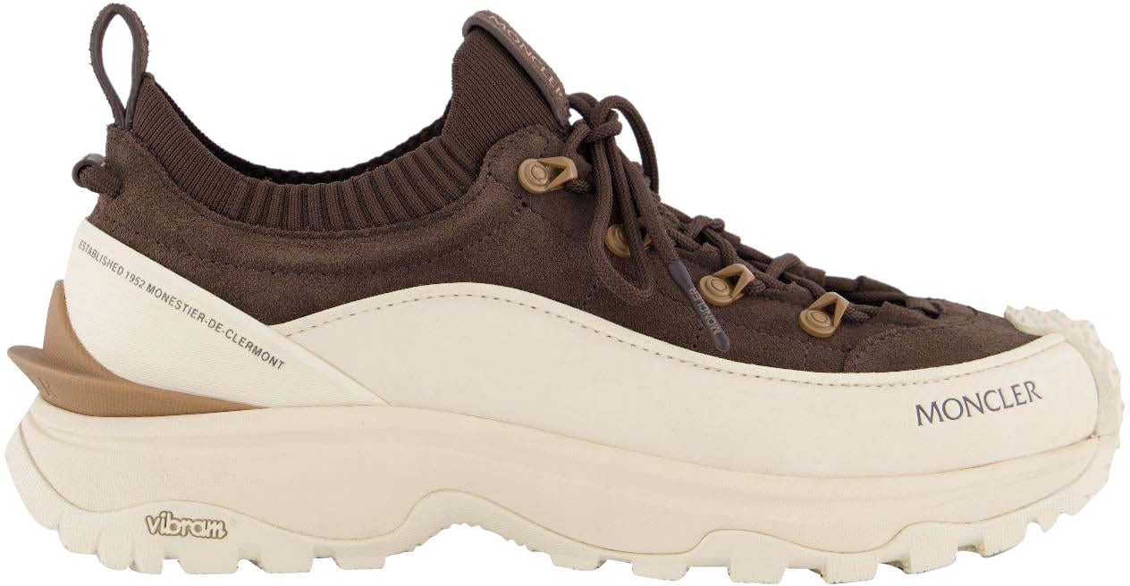 Moncler Heren Trailgrip Lite3 Sneaker Bruin Bruin