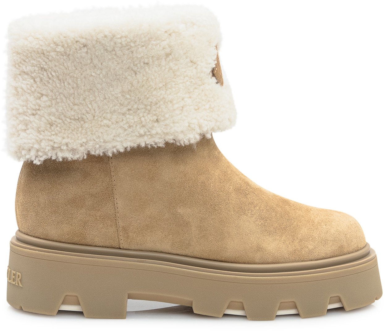 Moncler Moncler Aurea Ankle Boots Beige Beige