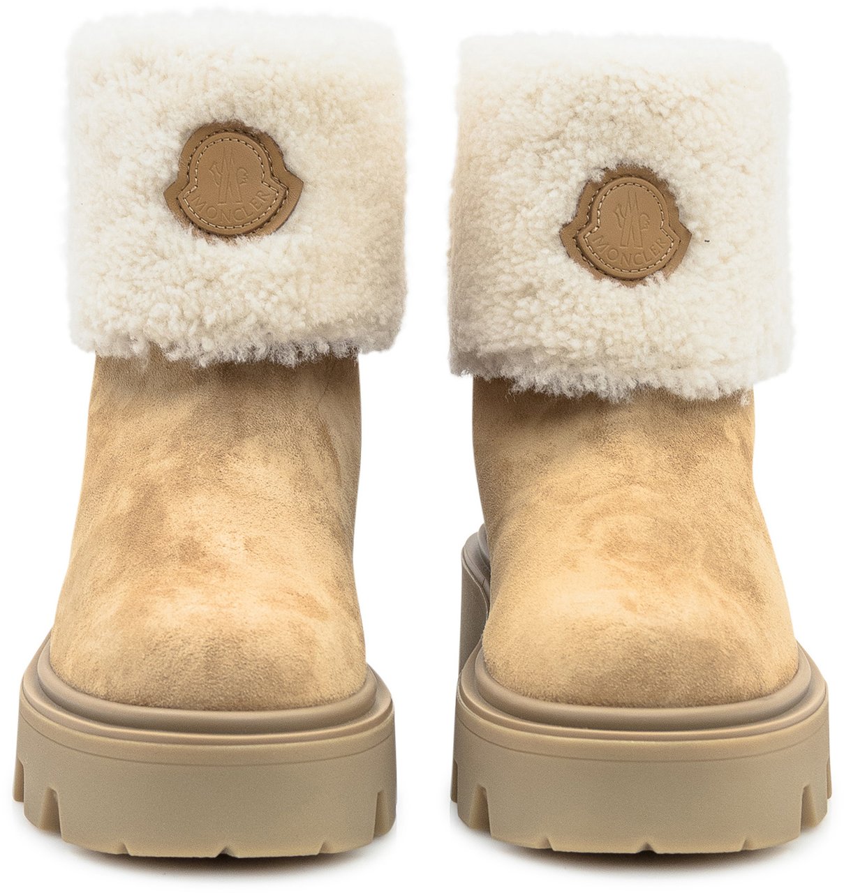 Moncler Moncler Aurea Ankle Boots Beige Beige