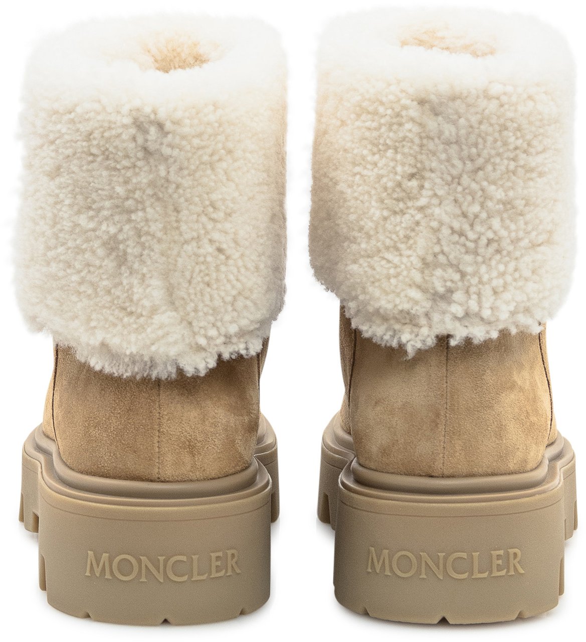 Moncler Moncler Aurea Ankle Boots Beige Beige