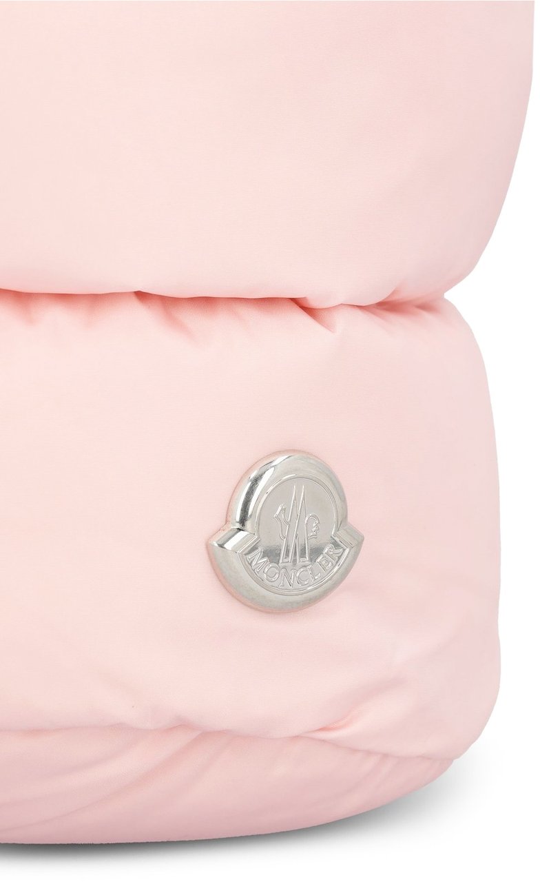 Moncler Caradoc Drawstring Padded Bucket Bag Roze