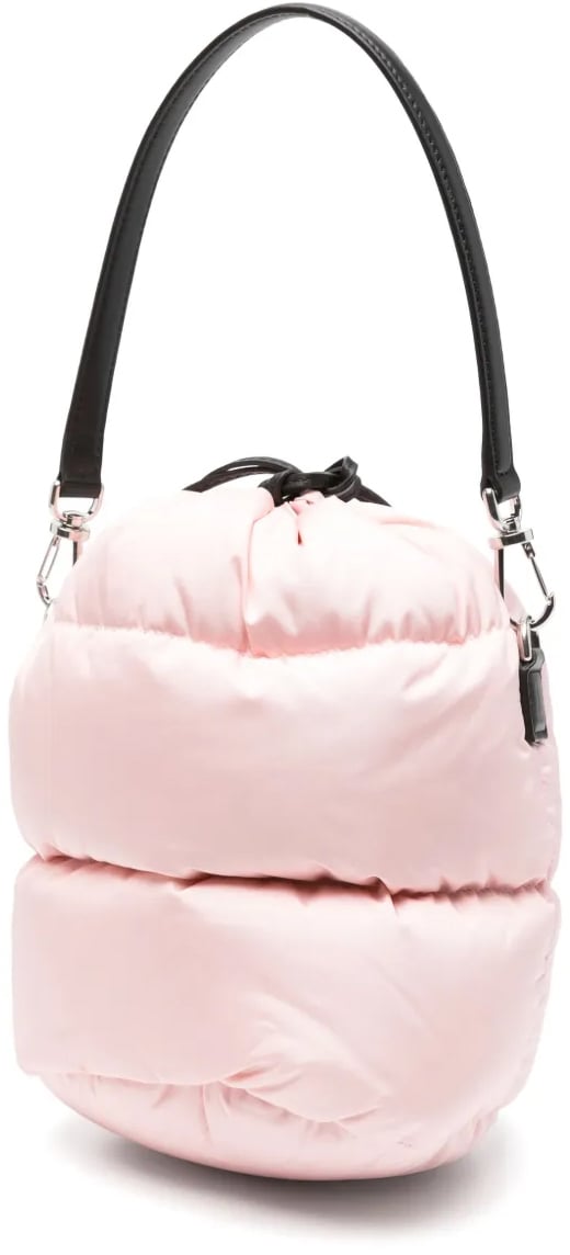 Moncler Caradoc Drawstring Padded Bucket Bag Roze