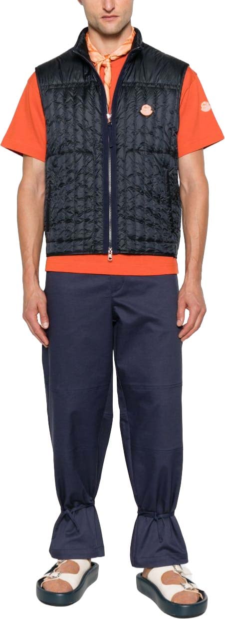 Moncler Dresses Blue Navy