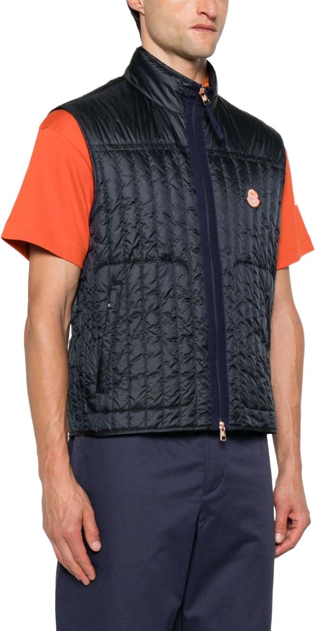 Moncler Dresses Blue Navy