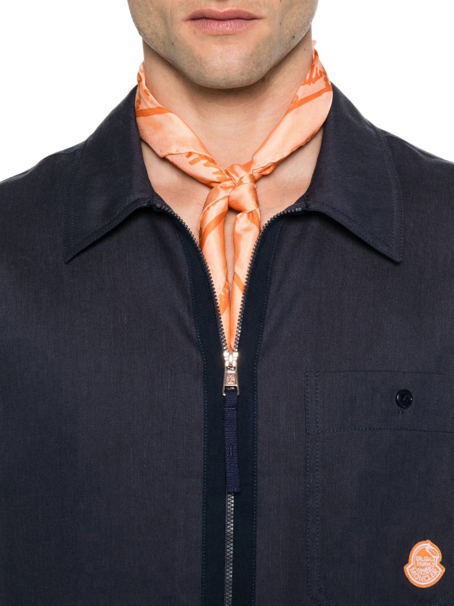 Moncler Shirts Beige Navy