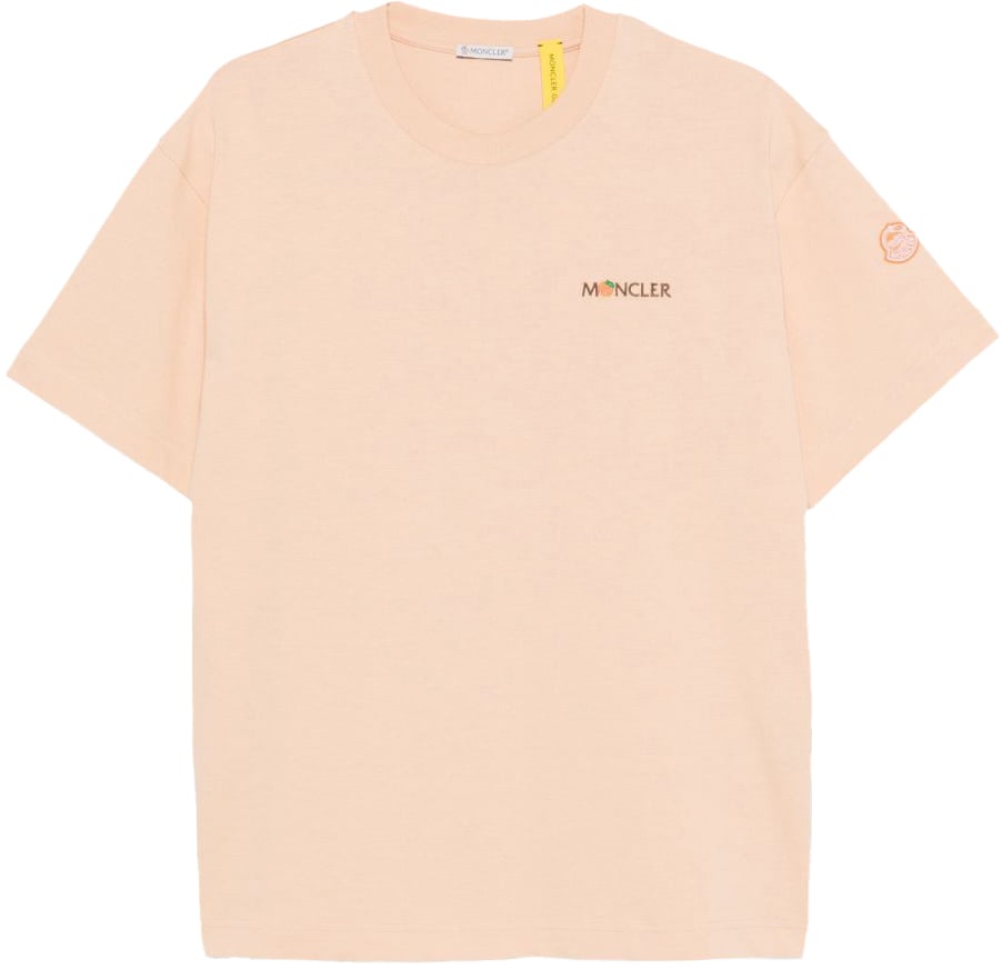 Moncler T-Shirts And Polos Pink Roze