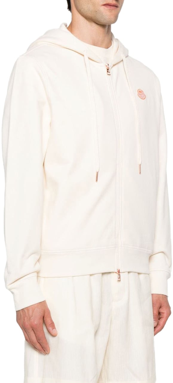 Moncler Sweaters Beige Wit