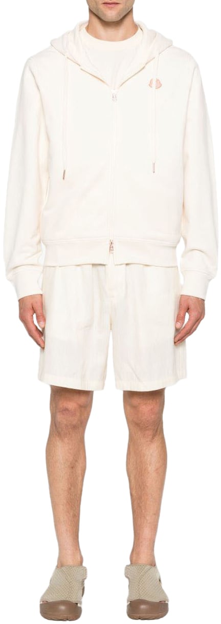 Moncler Sweaters Beige Wit