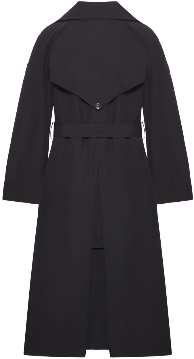 Moncler Coats Black Zwart