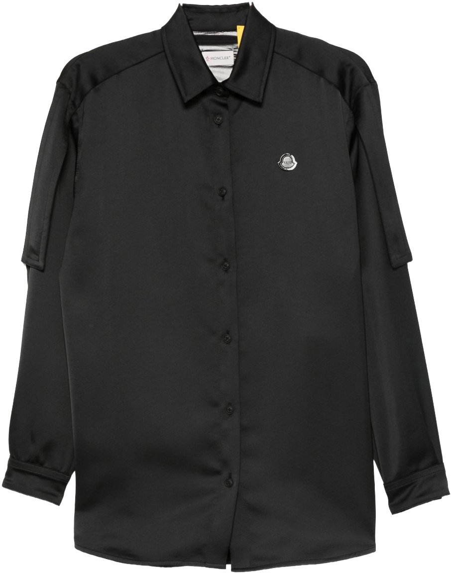 Moncler Shirts Black Zwart