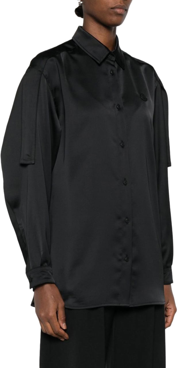 Moncler Shirts Black Zwart