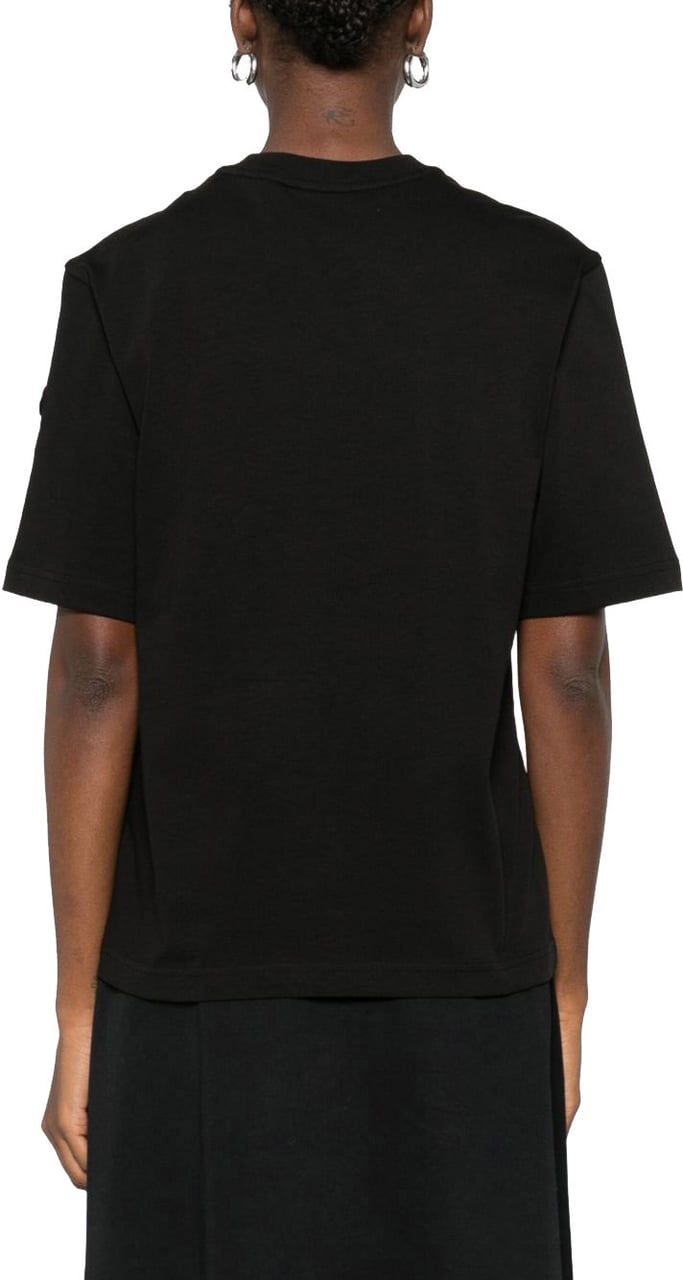 Moncler T-Shirts And Polos Black Zwart