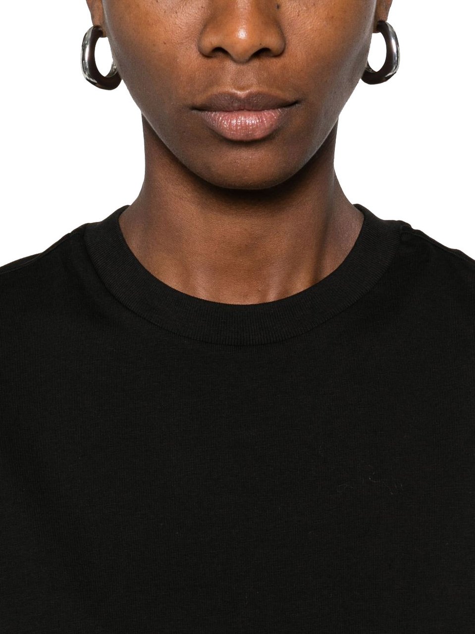 Moncler T-Shirts And Polos Black Zwart