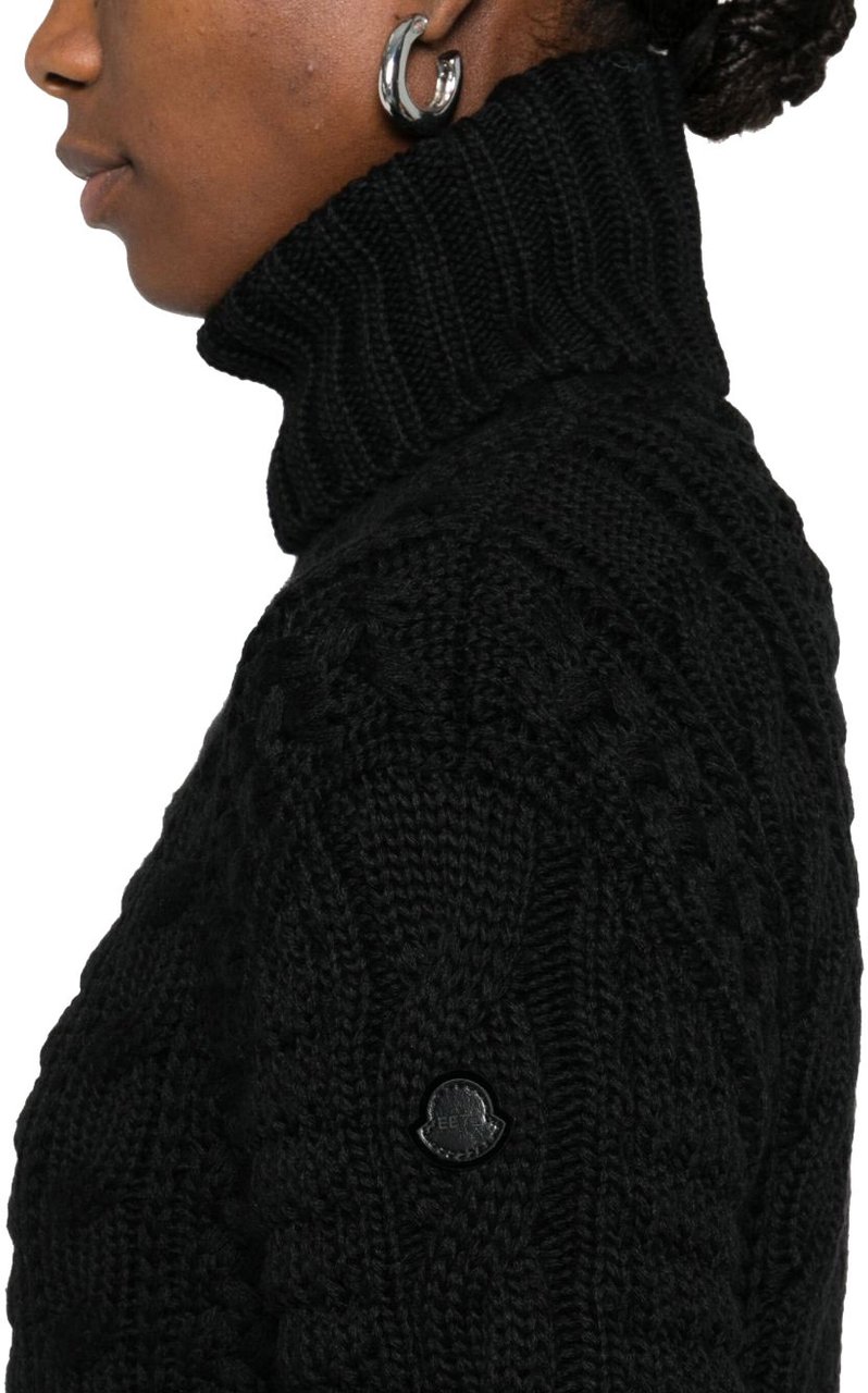 Moncler Sweaters Black Zwart