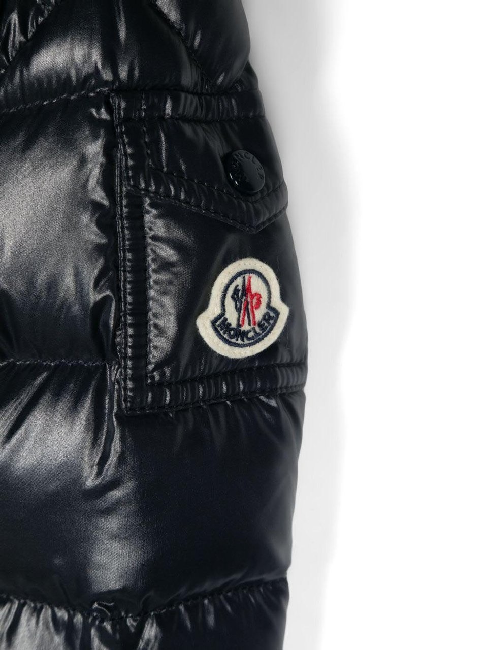 Moncler Coats Blue Blauw