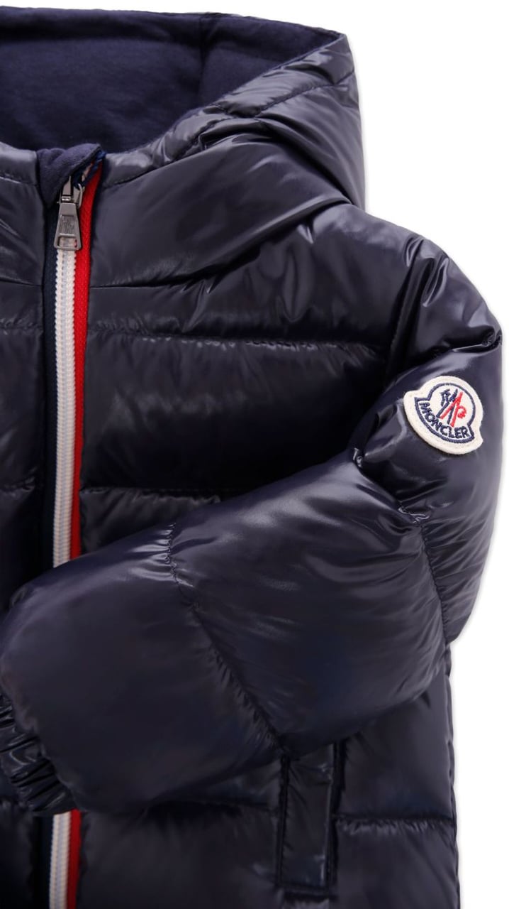 Moncler Coats Blue Blauw