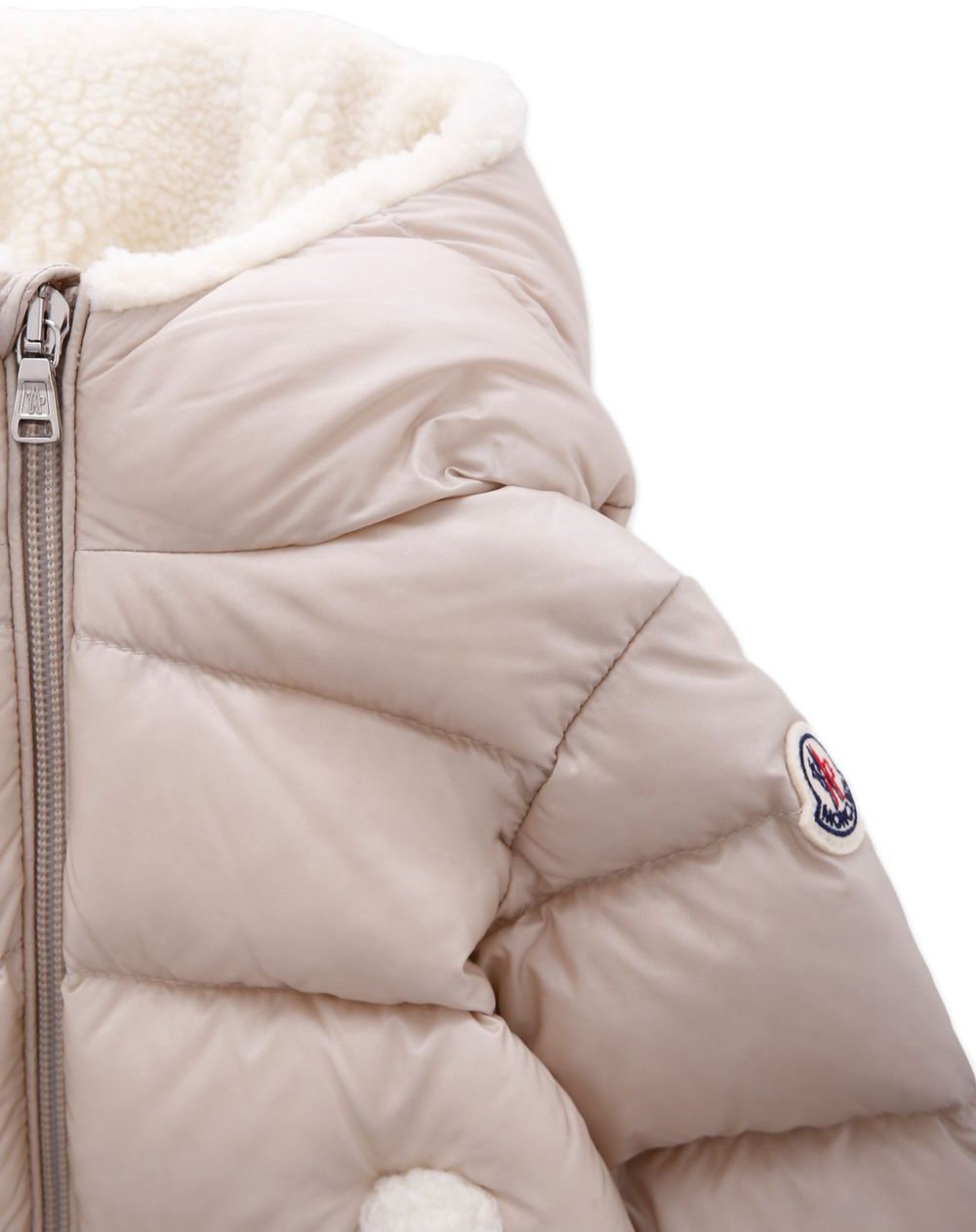 Moncler Coats Grey Grijs
