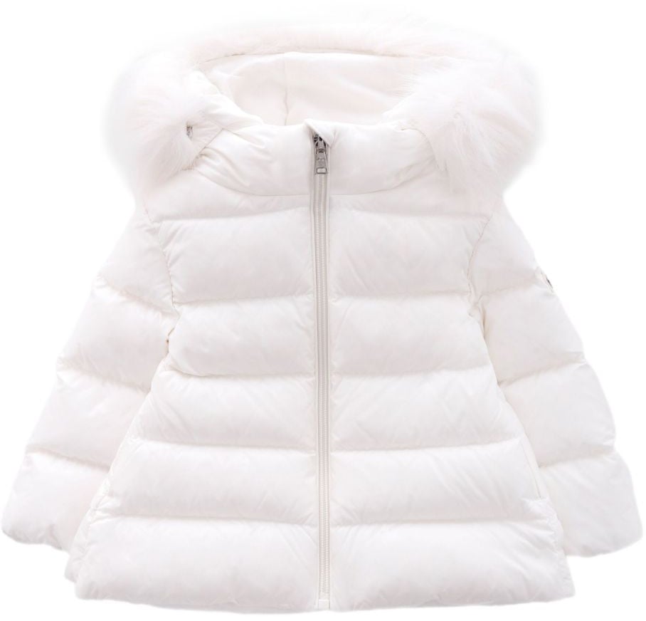 Moncler Coats White Wit