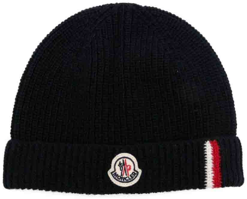 Moncler Hats Blue Blauw