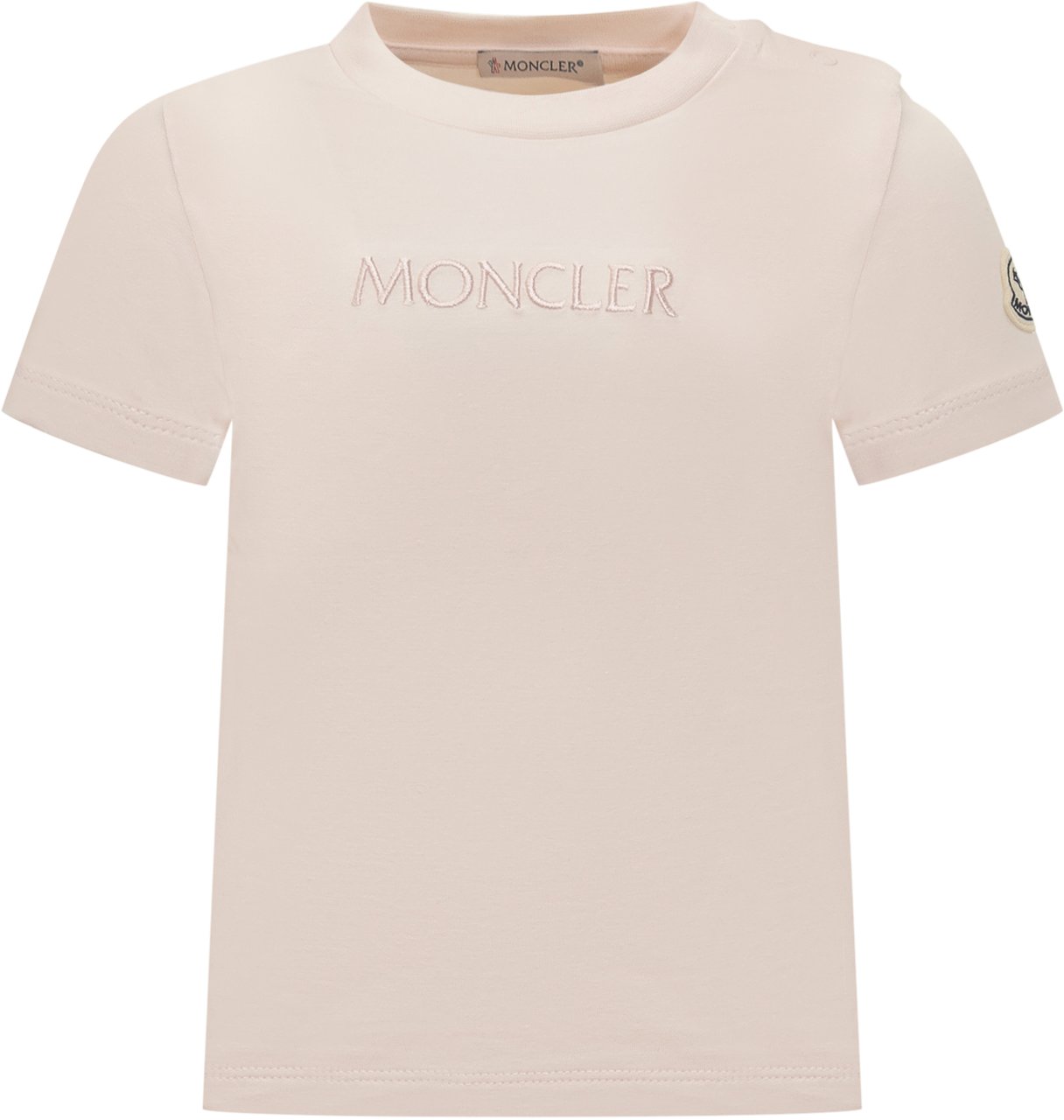 Moncler T-shirt Moncler Roze