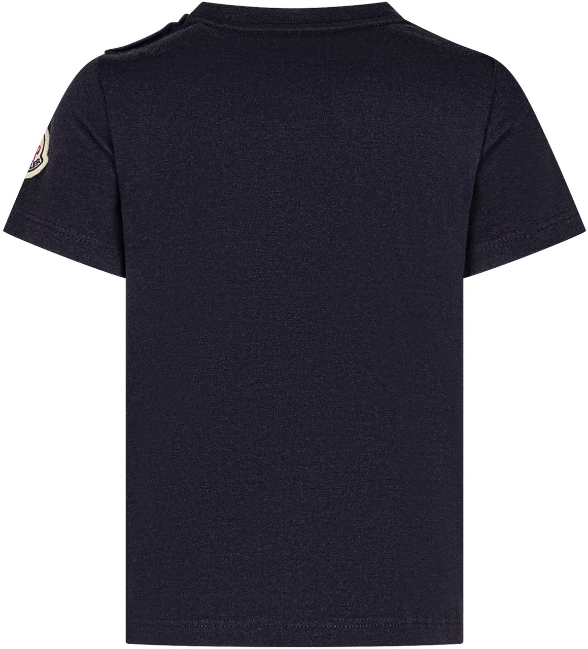 Moncler Moncler Kids T-Shirt con Orsetti Sciatori Blauw