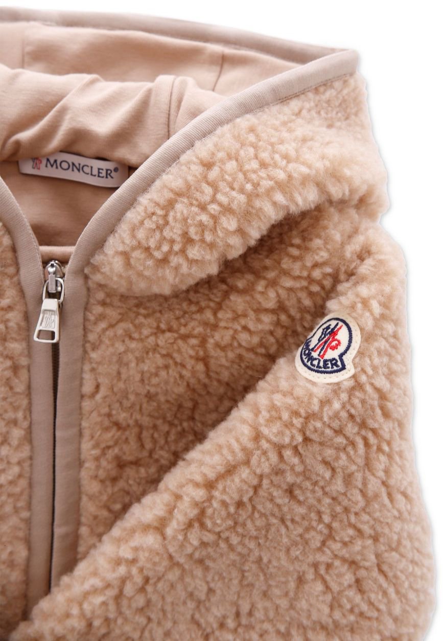 Moncler Moncler Kids Coats Beige Beige