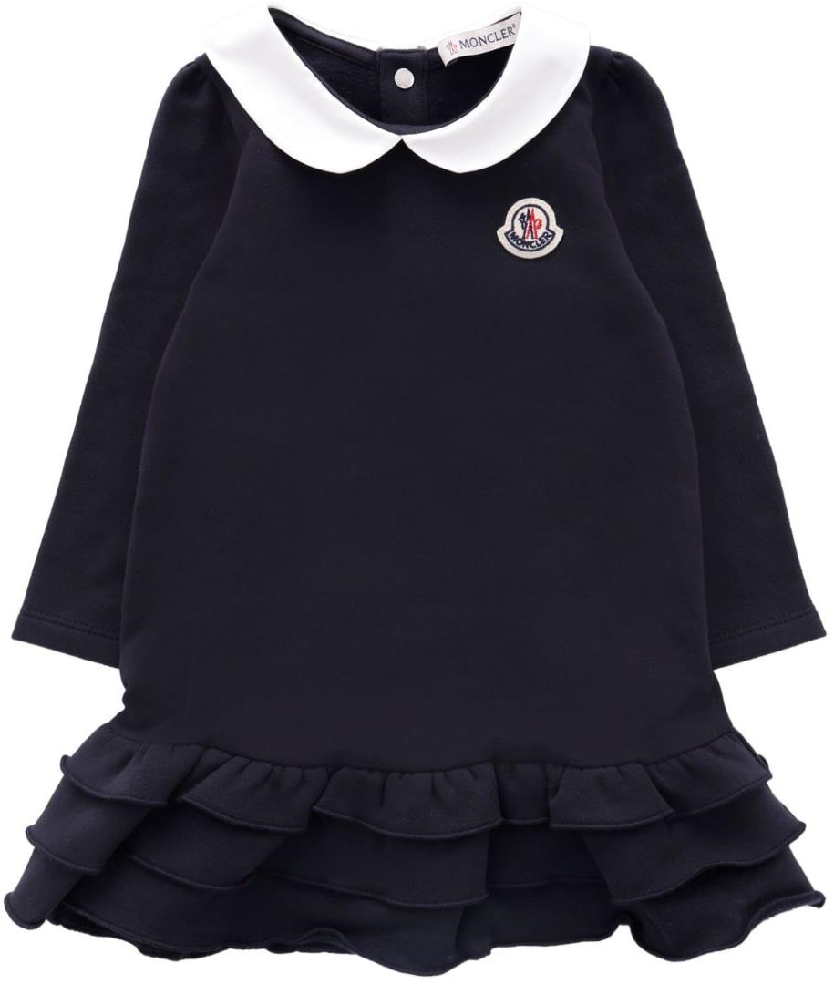 Moncler Dresses Blue Blauw