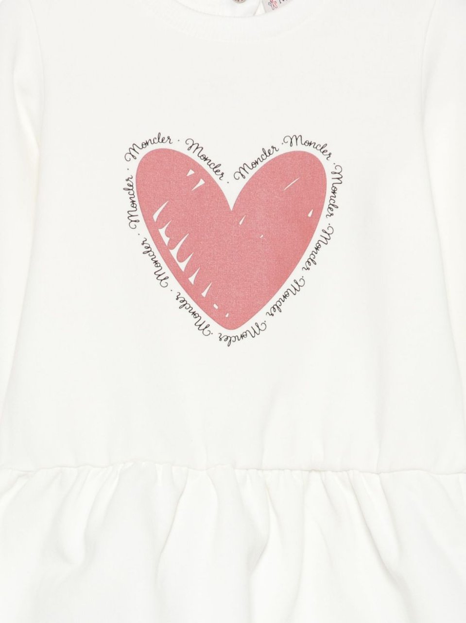 Moncler Dresses White Wit