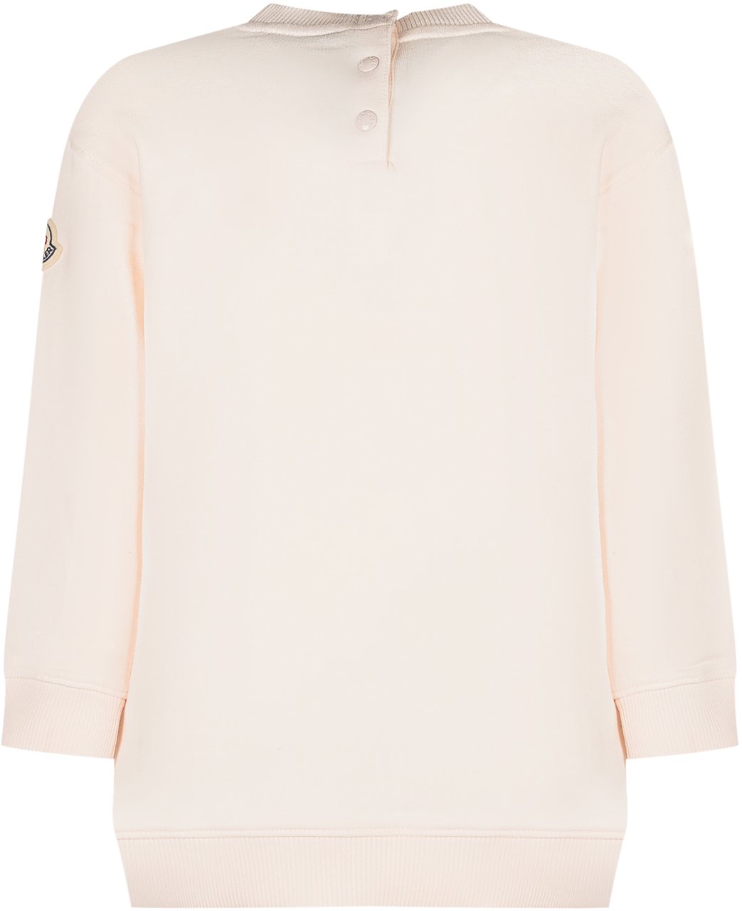 Moncler Moncler Kids Felpa Rosa Chiaro con Volant Roze