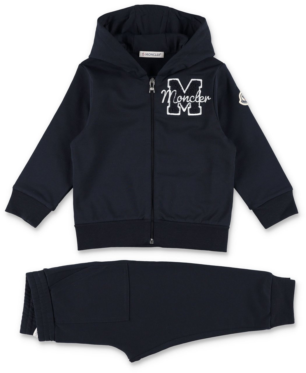 Moncler Set Fleece+Jogging Blu Blauw