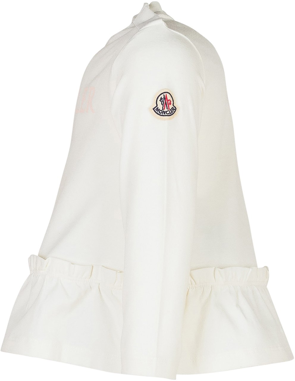 Moncler Moncler Kids Completo Bianco e Rosa con Cuori Wit