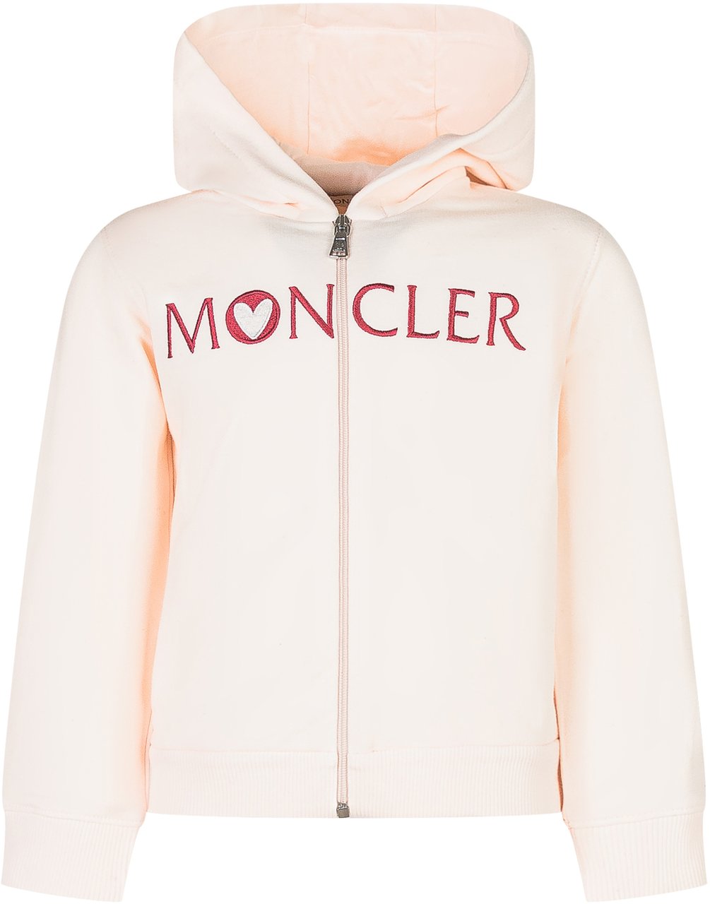 Moncler Moncler Kids Tuta Rosa con Cappuccio Roze