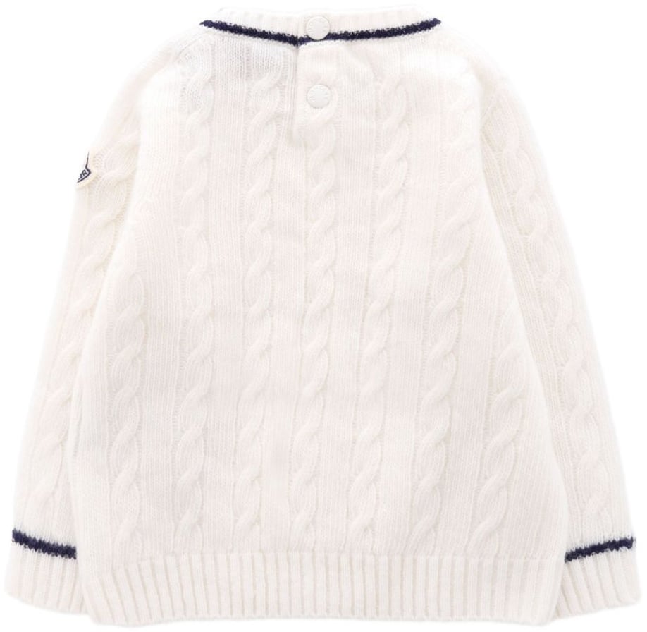 Moncler Sweaters White Wit